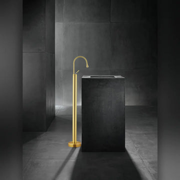 FLOOR STANDING FAUCET (BRUSHED GOLD) 128812