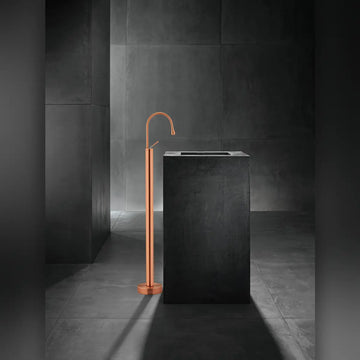 FLOOR STANDING FAUCET (BRUSHED ROSE GOLD) 128812