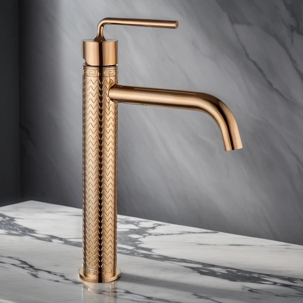 ROSE GOLD RIPPLE FAUCET