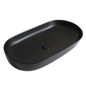 AVECH Matt Black table top Wash basin